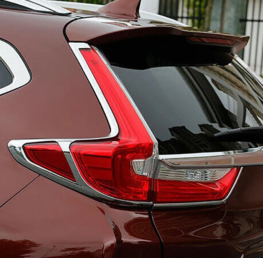 Honda CRV Chrom Abdeckung Licht Rückleuchte Hecklicht Rahmen