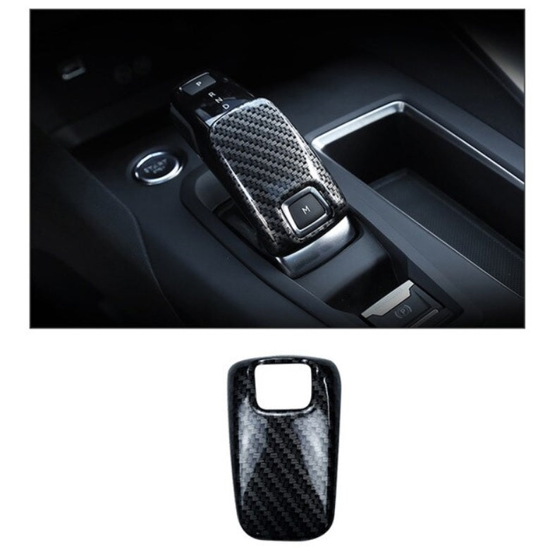 Peugeot 3008 II / 5008 II Chrom Carbon Schaltehebel Getriebe Gehäuse Abdeckung