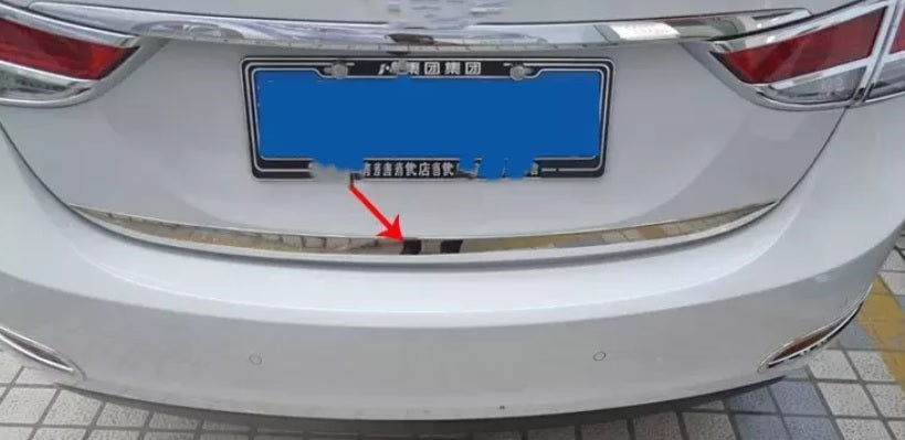 Hyundai Elantra MD Kofferraum Gepäckraum Abdeckung Hinten Leiste
