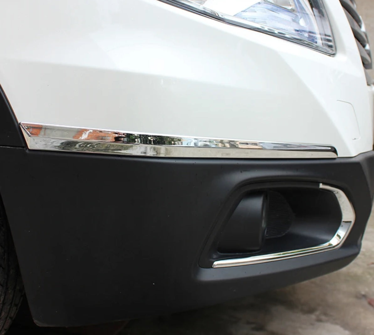 Suzuki SX4 S-Cross 2 Chrom Licht Leuchte Vorne Hinten Dekorativ Abdeckung Leiste