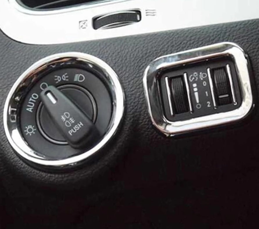 Fiat Freemont I Chrom Luftdüsen Lüftungs Gitter Schacht Luft Ausströmer