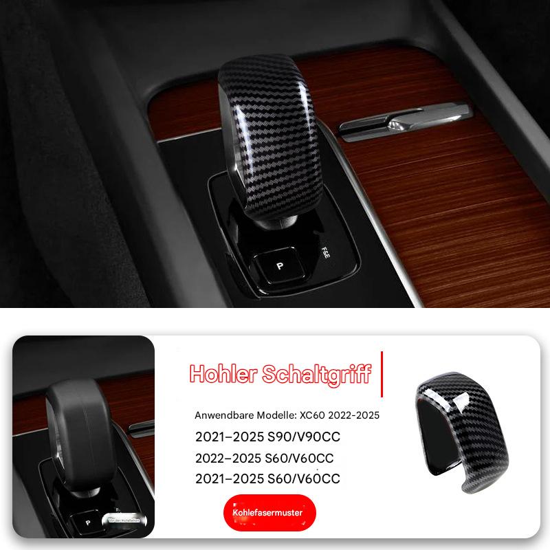 Volvo XC60/S90/XC90/S60/V60/XC40/V90 Schaltknauf Abdeckung – ABS Hohl-Design