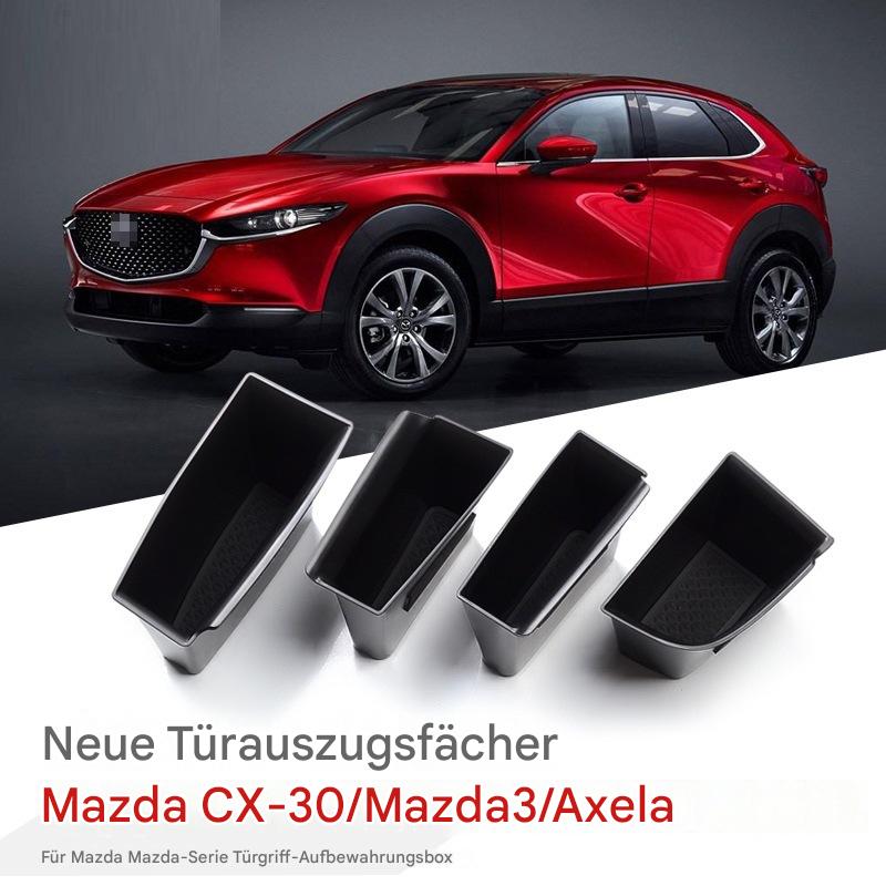 ABS Türgriff Aufbewahrungsbox Auto Organizer – Passend für Mazda CX-30 / Mazda 3, Baujahre 2020 bis 2025, Innenraum Modifikationszubehör