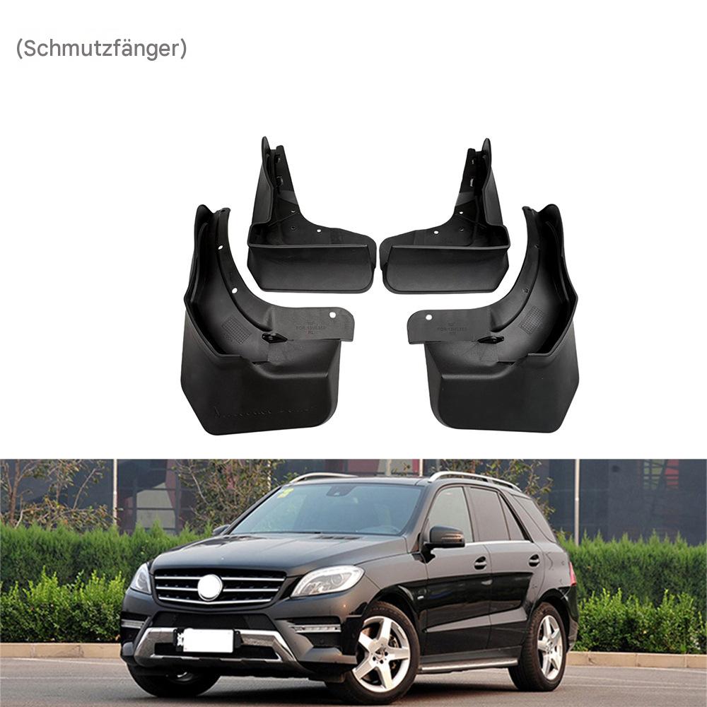 Schmutzfänger für Mercedes ML W166 ML350 ML400 | Neutraler elastischer Kunststoff Spritzschutz