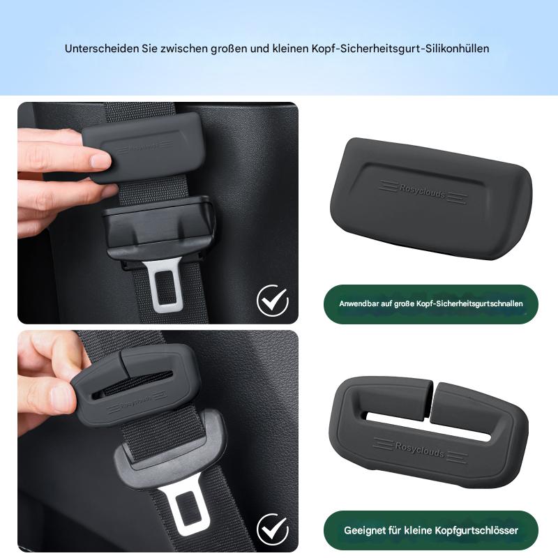 Sicherheitsgurt Steckschutz für Audi A3 A4L A5 A6L A7L Q5L  – Silikon Abdeckung Innenraum Zubehör