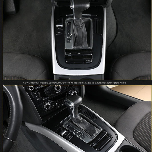 ABS Schaltkulisse Zierblende für Audi A4L A5 2009‑2016 / Q5 SQ5 2009‑2018 | Mittelkonsole Dekorrahmen Innen Tuning