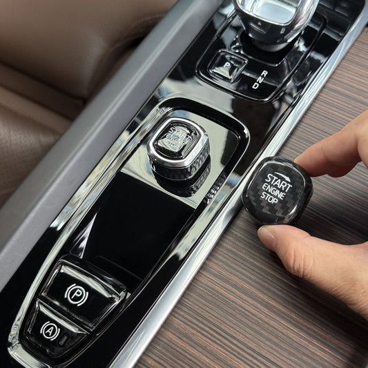 Volvo XC60/S90/XC90/S60/V60/V90 Startknopf Carbon Abdeckung – Schutz & Dekor