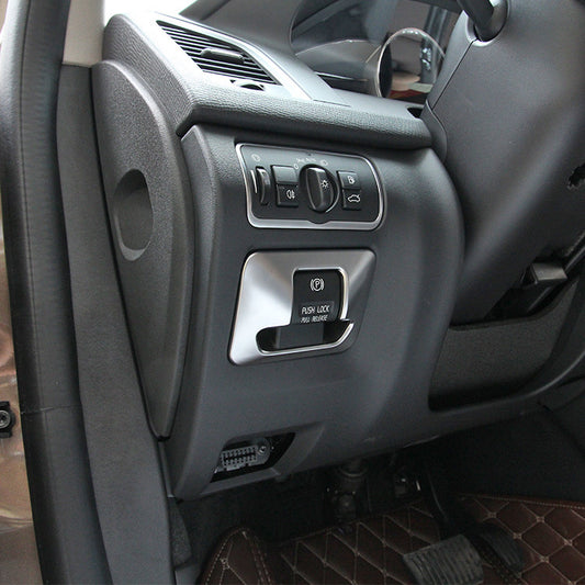 Chrom-Schaltknaufrahmen für Volvo – ABS Zierblende P-Schalter 1 Stück