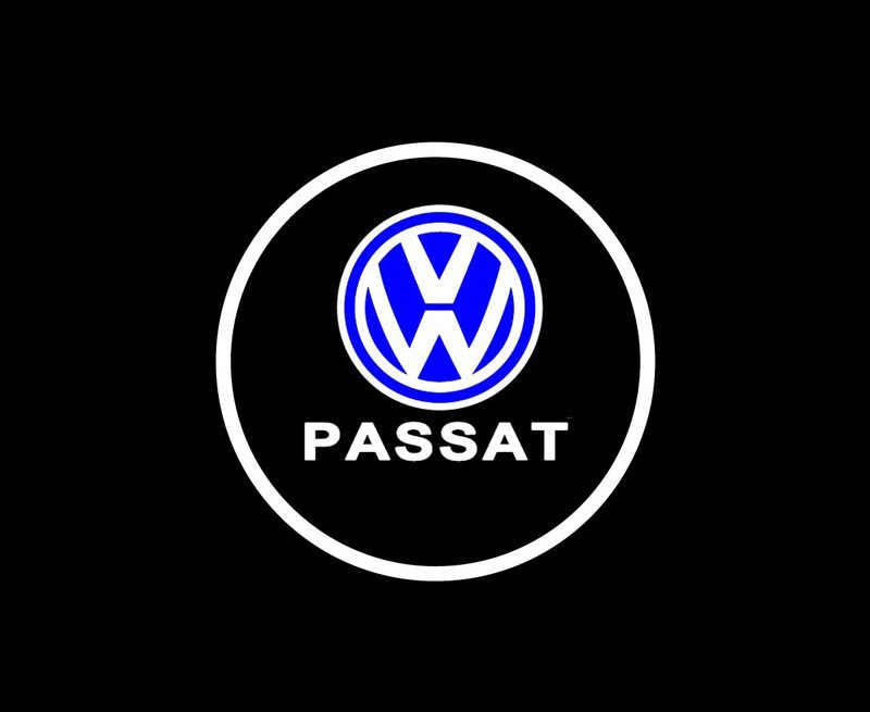 Passend für VW Passat (2012-2023) Einstiegsbeleuchtung mit Projektion.
