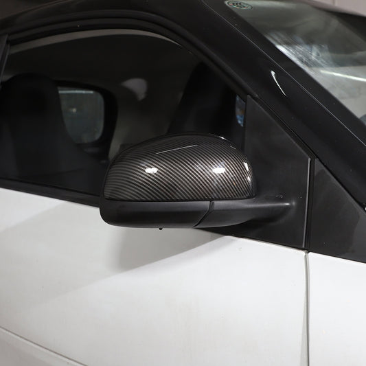 Passend für Mercedes-Benz Smart (Modelle 2016-2021), Außenspiegelabdeckung aus ABS in Carbon-Optik.