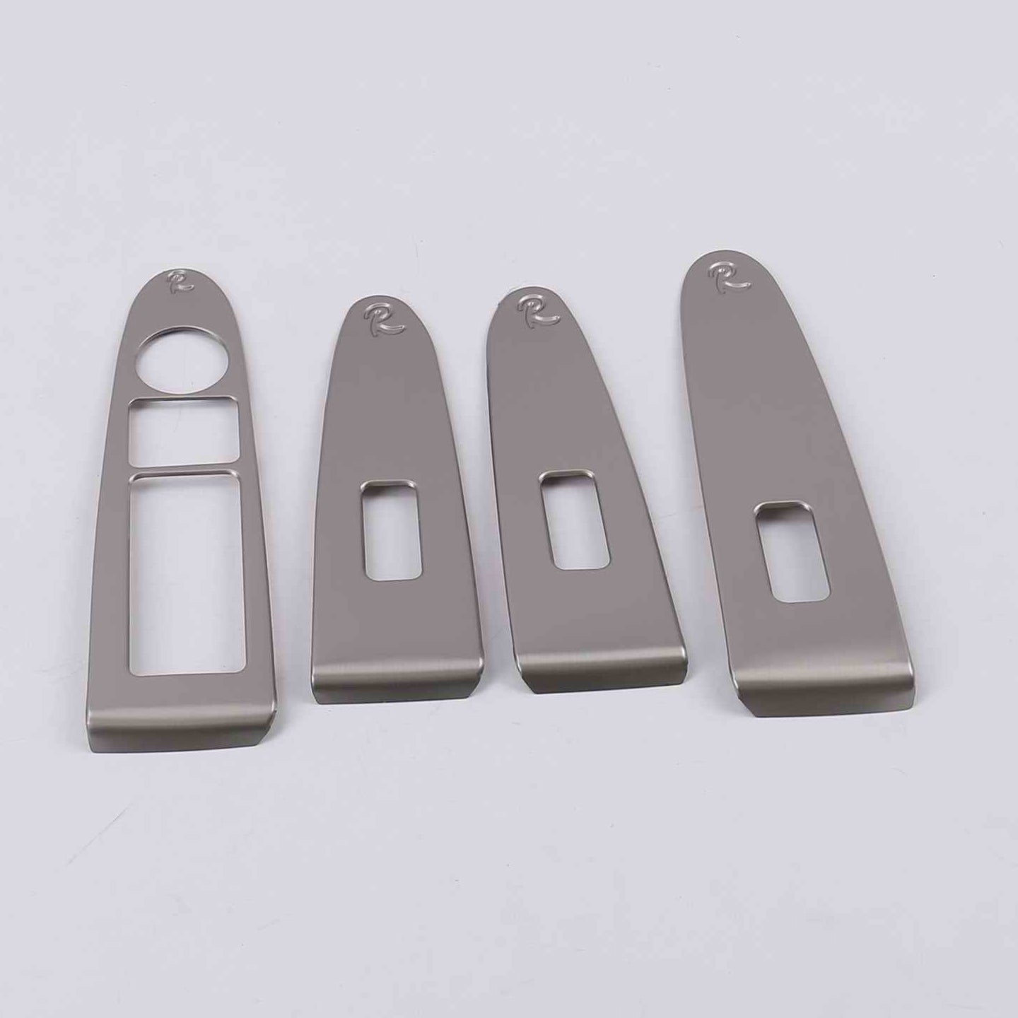 Fensterheberschalter Zierblenden für Kia Sportage (2011–2017) – Edelstahl Dekorahmen, 4-teilig