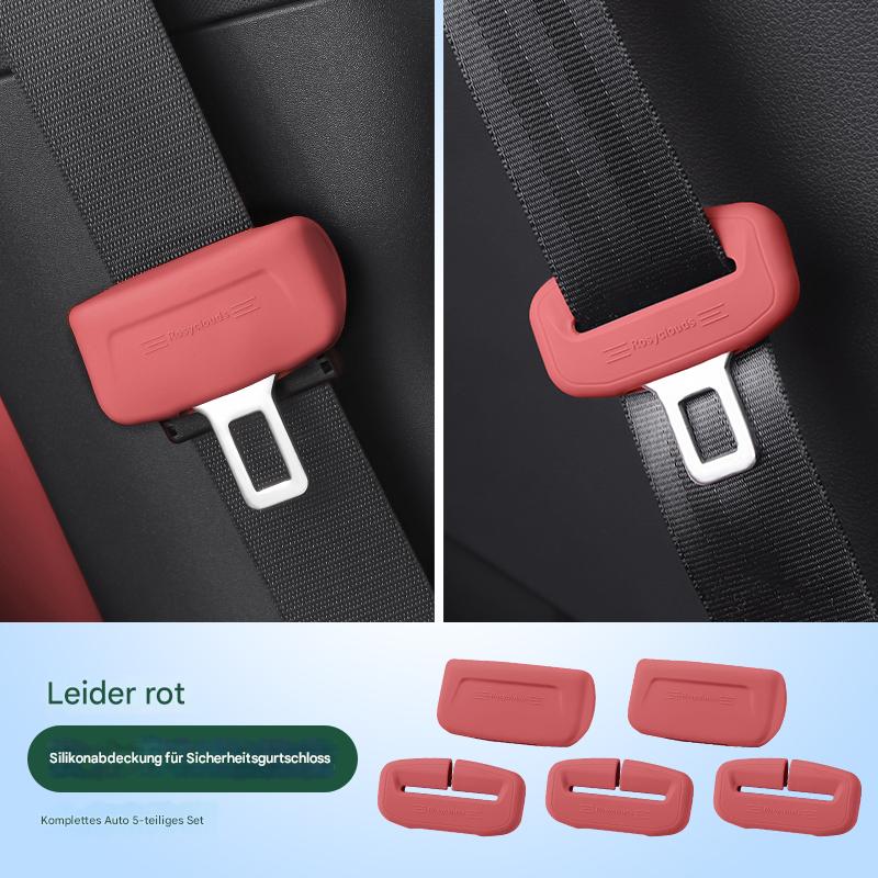 Sicherheitsgurt Steckschutz für Audi A3 A4L A5 A6L A7L Q5L  – Silikon Abdeckung Innenraum Zubehör