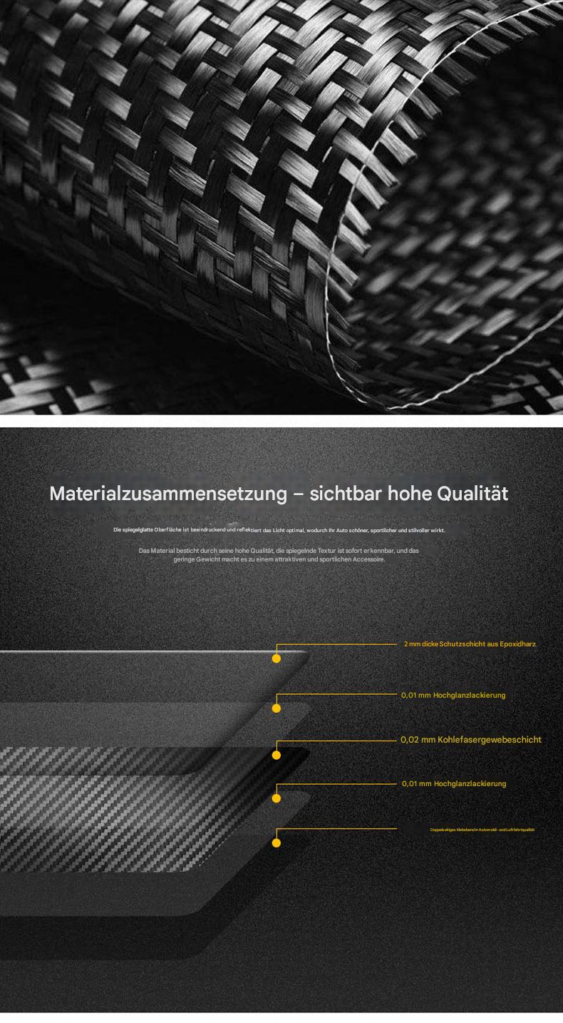 Kraftstoff Hinweis Aufkleber 92/95/98 – Carbon Tankdeckel Dekor