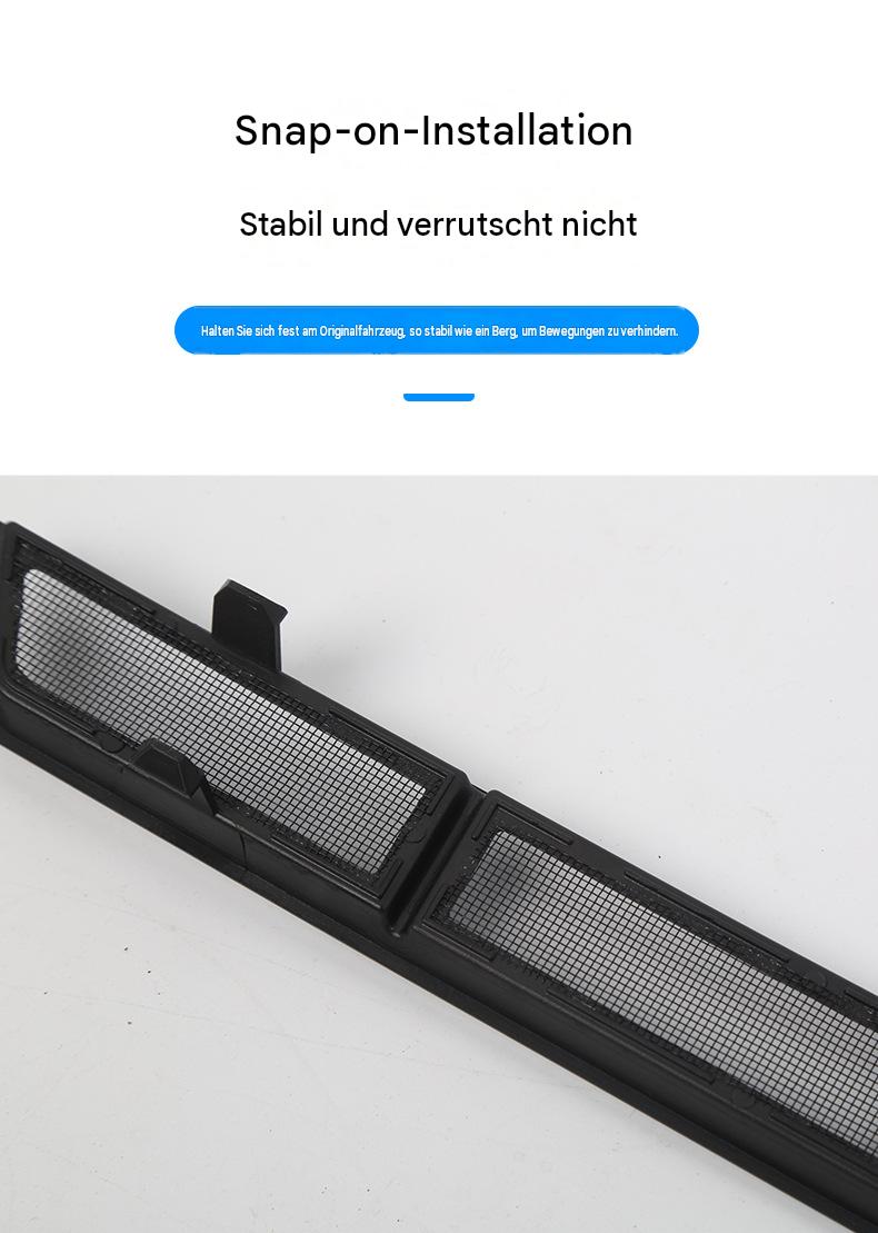 Insektenschutzgitter Kühlergrill Schutzabdeckung aus ABS + Edelstahl passend für Audi A5 S-line Dynamik Baujahre 2020–2025, Lufteinlass Schutzgitter Autozubehör