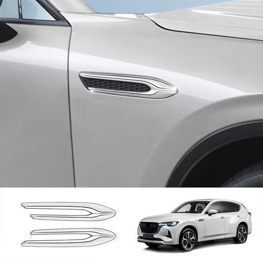 Mazda CX-60 Kotflügel Zierleisten 2022 – Seitliche Luftauslass Dekorleisten Chrom, Exterieur Zubehör