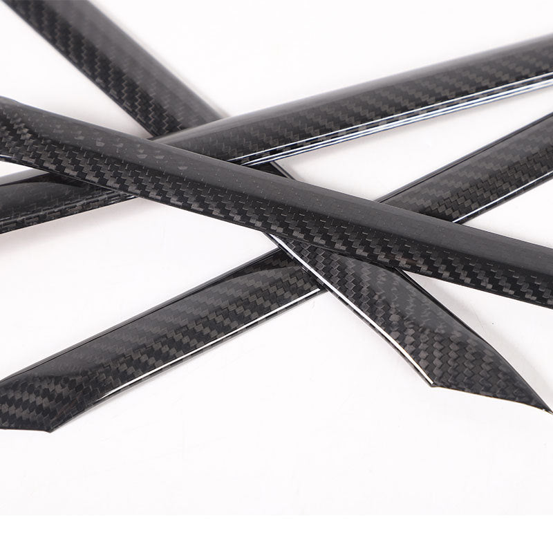 Echte Carbon Türverkleidung Zierleisten für BMW 5er G60 (ab 2024) – 4-teiliges Set Innenraum Dekor