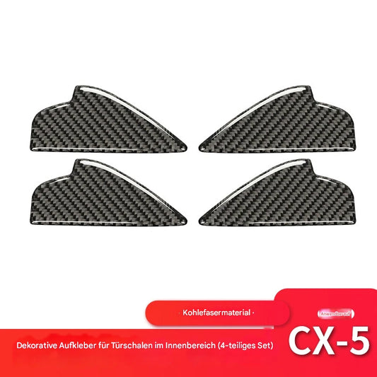 Carbon Türgriff Mulde Abdeckung für Mazda CX-5 – Innenraum Dekor