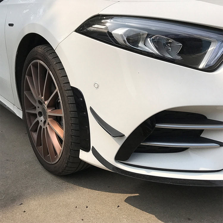 Passend für Mercedes-Benz A-Klasse Sportversion (Modelljahre 2019-2021) Frontstoßfänger-Lufteinlass-Seitendekoration, 2-teiliges Set.