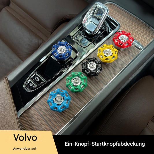 Volvo XC60/XC90/S90/S60/V60/V90 Startknopf Abdeckung – Chrom Metall Dekor