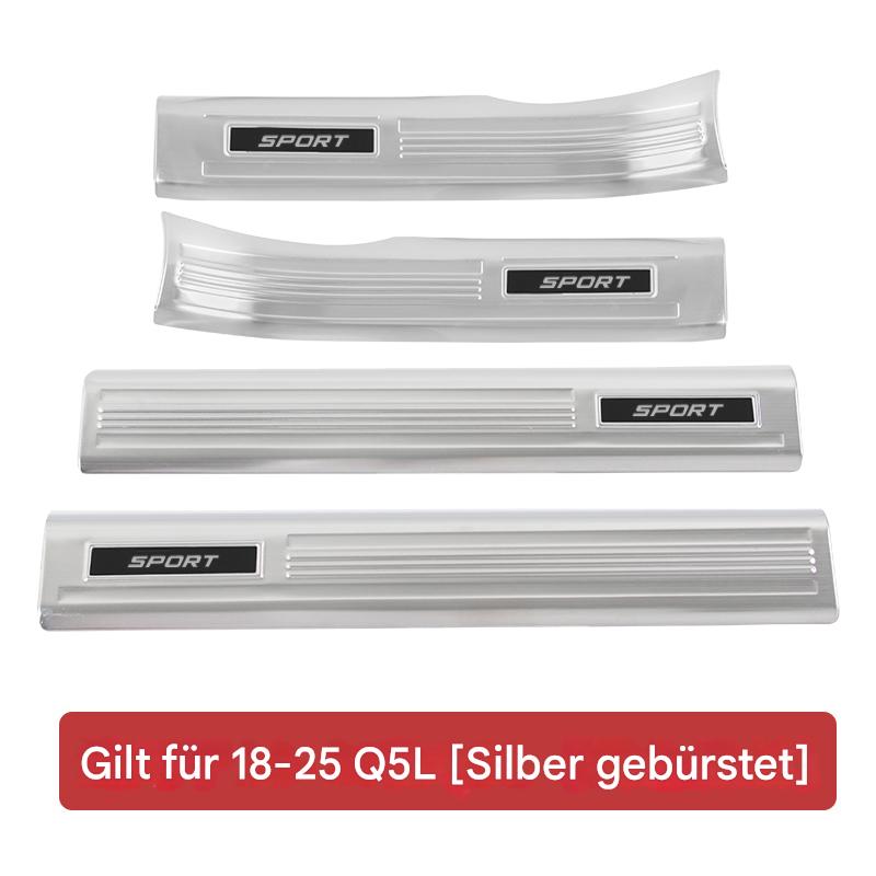 Einstiegsleisten für Audi A6L, Q5L, A4L, A7L – Edelstahl Türschweller Abdeckung & Welcome Pedal Interieur Zierleisten
