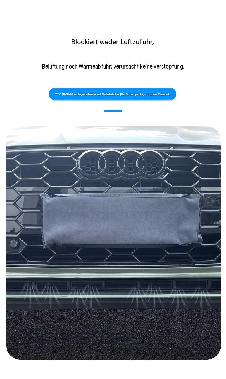 Insektenschutzgitter Kühlergrill Schutzabdeckung aus ABS + Edelstahl passend für Audi A5 S-line Dynamik Baujahre 2020–2025, Lufteinlass Schutzgitter Autozubehör
