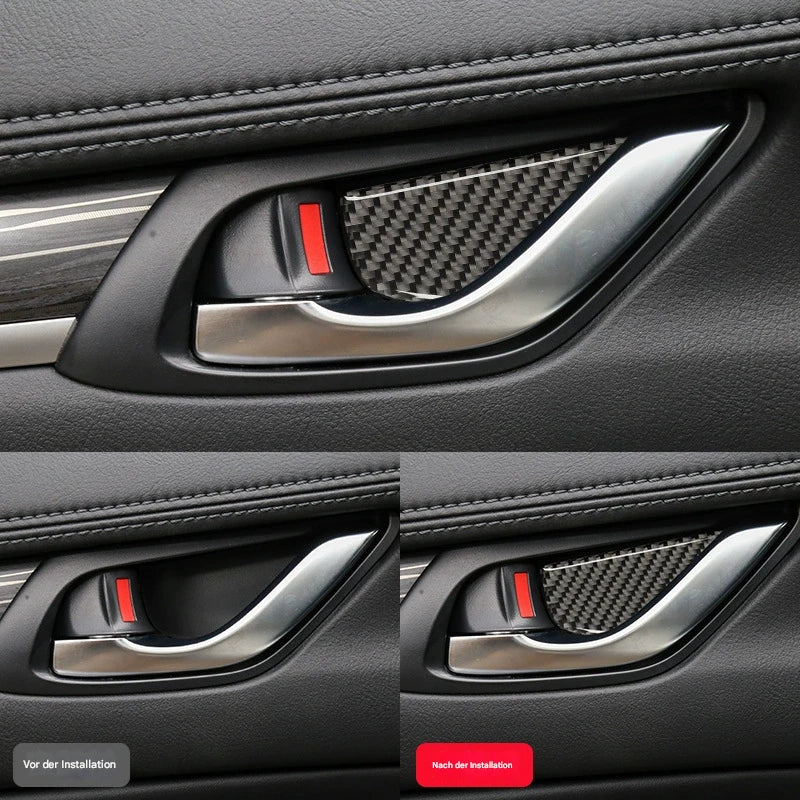 Carbon Türgriff Mulde Abdeckung für Mazda CX-5 – Innenraum Dekor