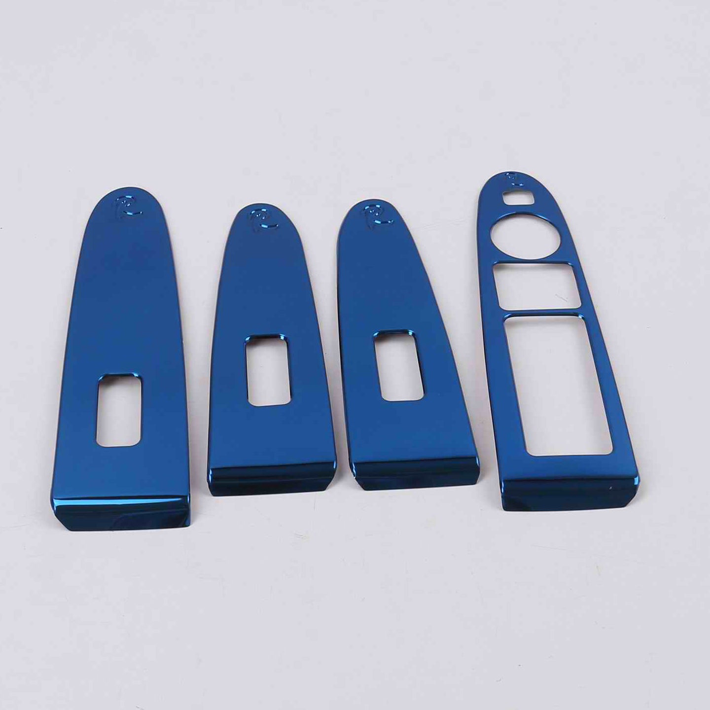 Fensterheberschalter Zierblenden für Kia Sportage (2011–2017) – Edelstahl Dekorahmen, 4-teilig