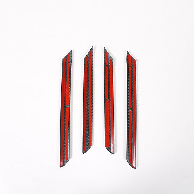 Echte Carbon Türverkleidung Zierleisten für BMW 5er G60 (ab 2024) – 4-teiliges Set Innenraum Dekor