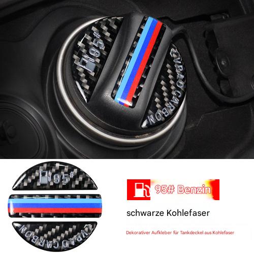Kraftstoff Hinweis Aufkleber 92/95/98 – Carbon Tankdeckel Dekor
