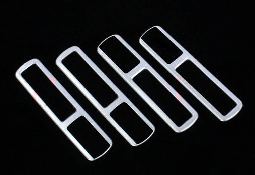 Innenraum-Dekorleisten in Matt-Silber – passend für Toyota Alphard/Vellfire (2016–2021)｜Fensterheber & Lüftungsgitter Blenden