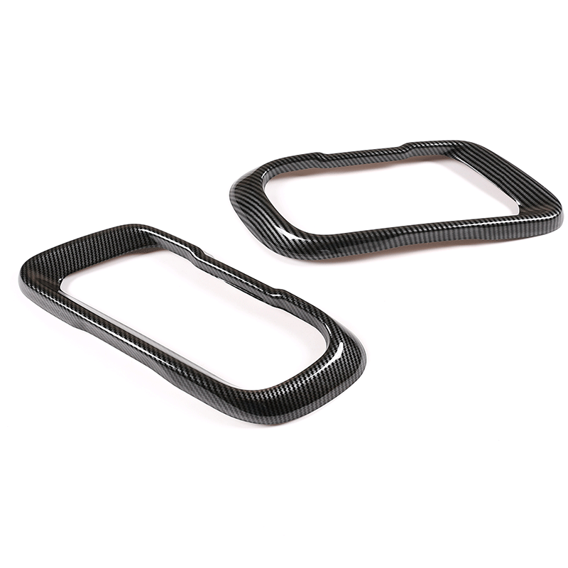 2er Set Glanzschwarz Edelstahl Endrohrblenden – Passend für BMW X5 (2021-2022) & Brilliance X5L