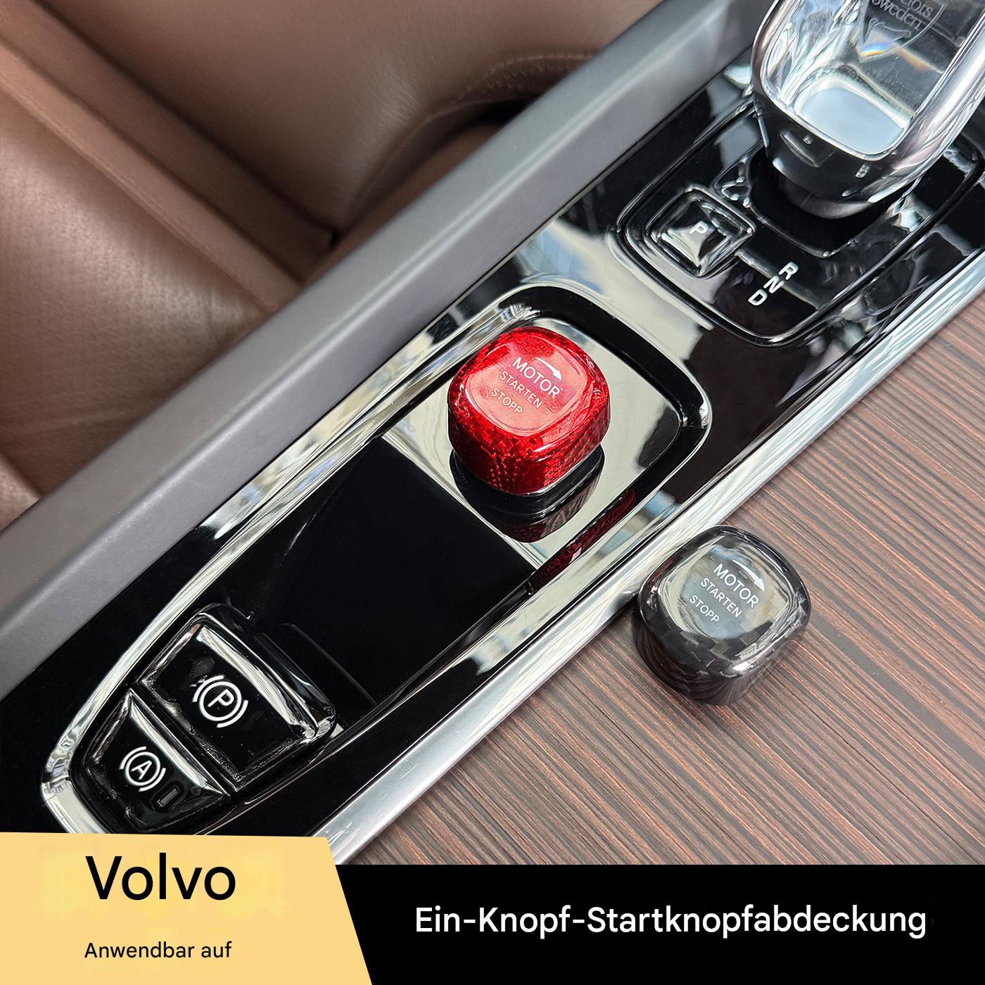 Volvo XC60/S90/XC90/S60/V60/V90 Startknopf Carbon Abdeckung – Schutz & Dekor