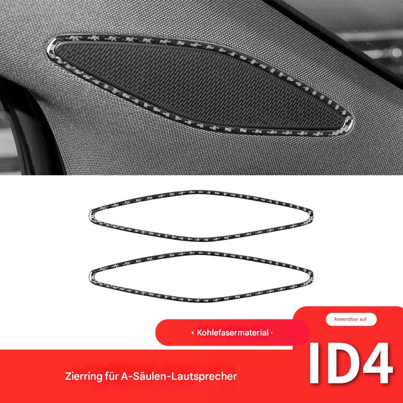 Carbon A-Säule Lautsprecher Abdeckung für VW ID.4 CROZZ 2021–2024