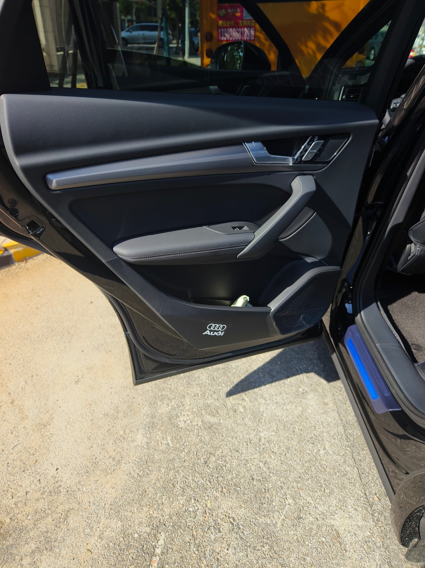 Tür-Kickschutzmatten für Audi A4L A6L A3 A5– Premium Leder Innenraumschutz, Anti-Tritt Schutzfolie & Auto Zubehör