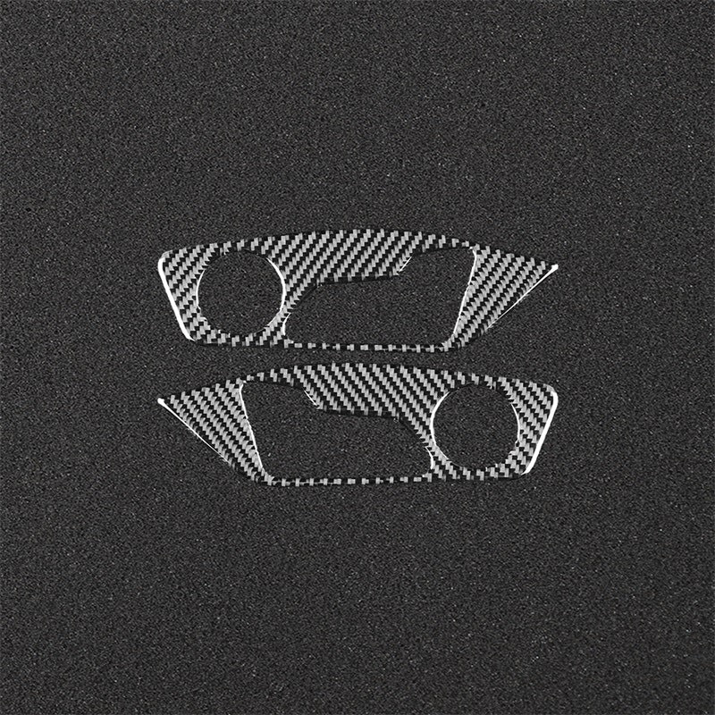 Real Carbon Fiber Seat Adjustment Decorative Trim Covers – Audi Q7 4M 2016 2017 2018 2019
