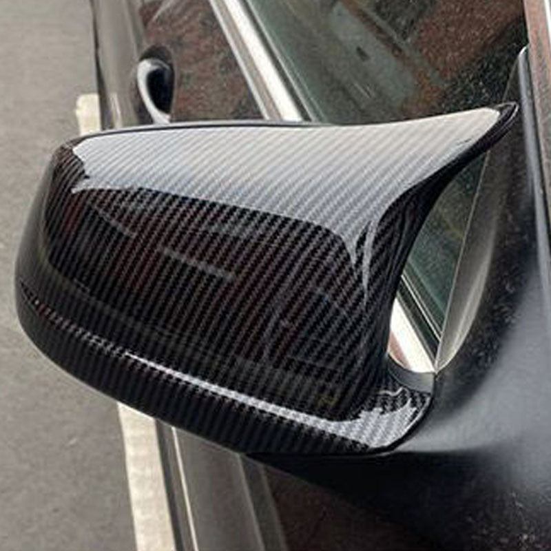 M‑Style Horn‑Design Spiegelkappen ABS für BMW 5er F10 F11 F18 2010‑2013 Außenspiegel Abdeckung Tuning