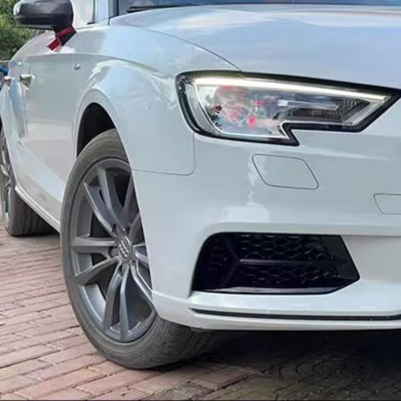 Waben-Nebelscheinwerfer-Abdeckungen – passend für Audi A3 8V/S3 (2017–2020), 1 Paar, sportliches Tuning-Zubehör