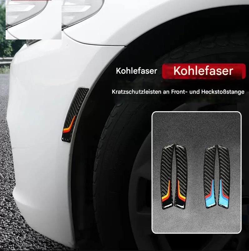 Universal Echt-Carbon Radlauf Schutzleisten – Anti-Kratzer für BMW, Mercedes, Audi