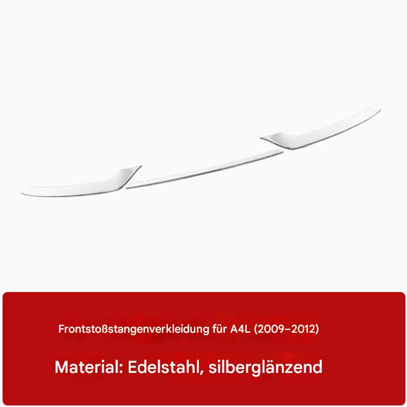 Audi A4L 2009–2012 Frontstoßstange Zierleiste Edelstahl Chrom Zubehör