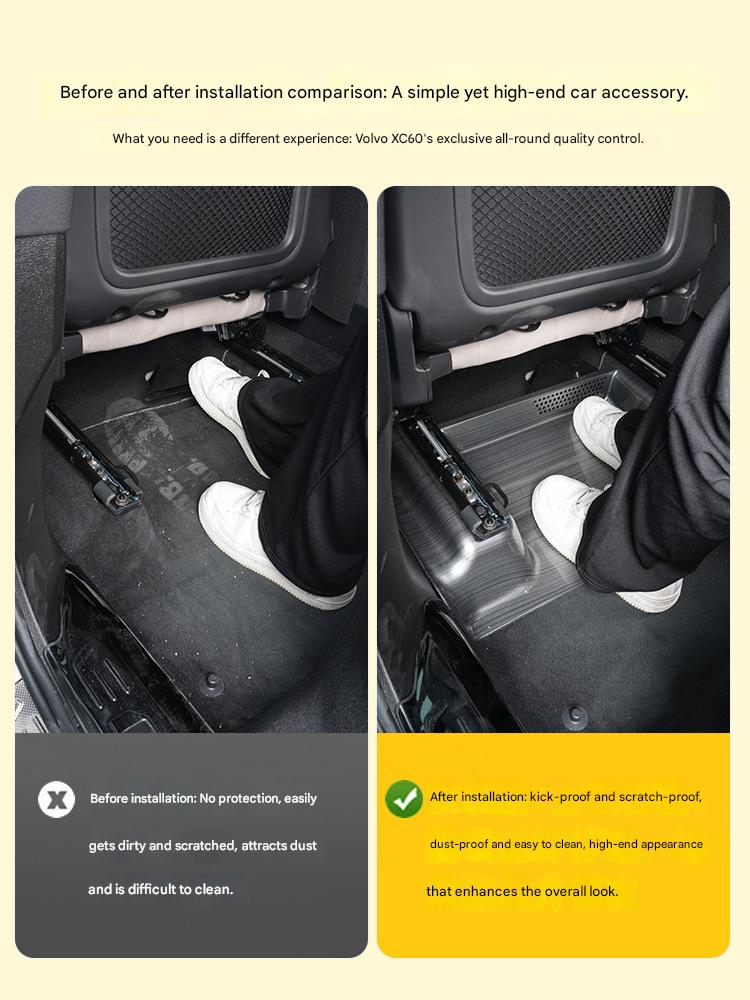 Volvo XC60 2018–2026 Sitzschienen Abdeckung – Unter Sitz Schutz ABS