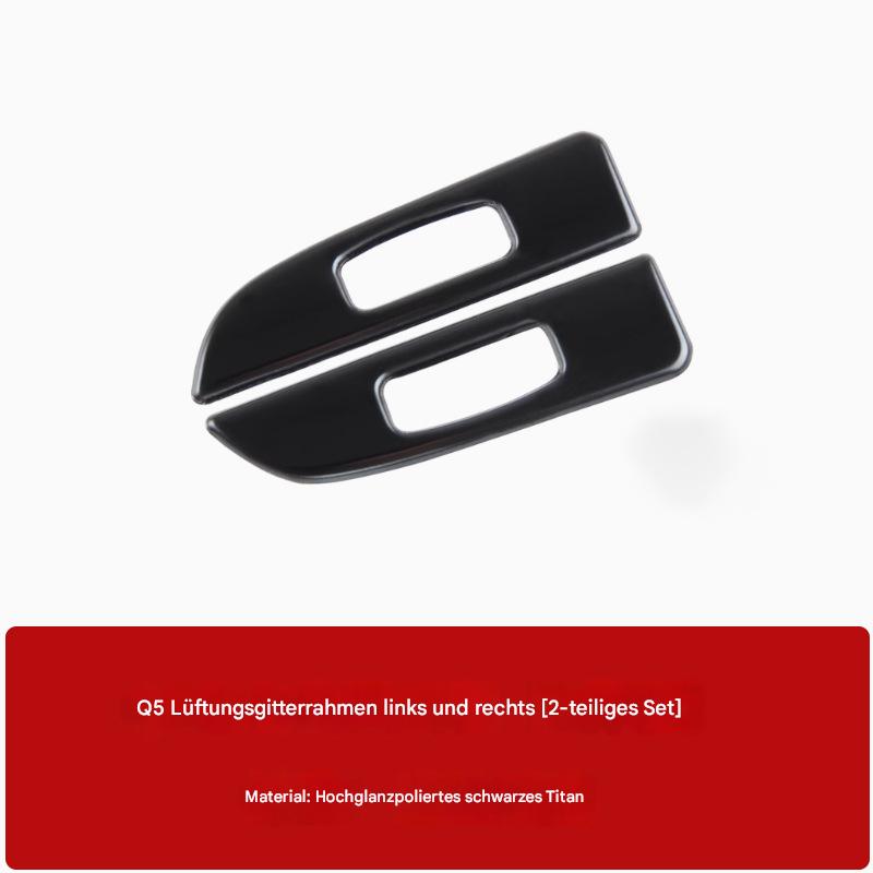 Audi Q5 2009–2018 Luftauslass Rahmen Edelstahl – Innenraum Dekor