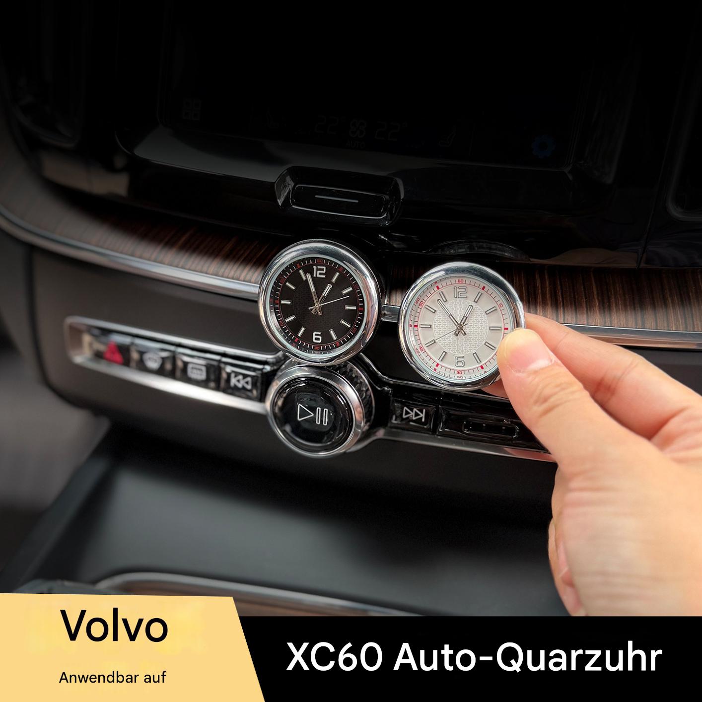 Volvo XC60 2018–2026 Mittelkonsole Quarzuhr – Nachtleuchtende Innenraum Deko