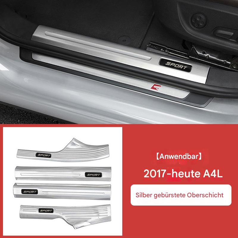 Einstiegsleisten für Audi A6L, Q5L, A4L, A7L – Edelstahl Türschweller Abdeckung & Welcome Pedal Interieur Zierleisten