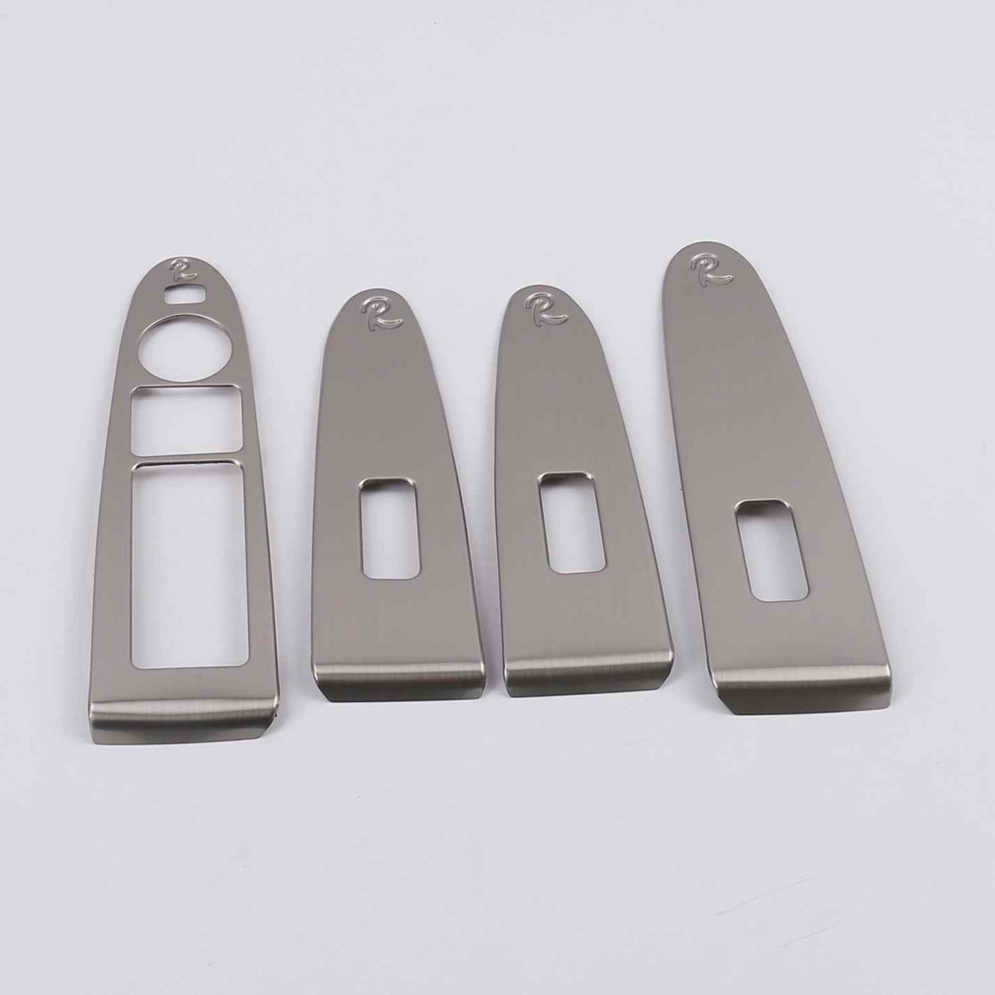 Fensterheberschalter Zierblenden für Kia Sportage (2011–2017) – Edelstahl Dekorahmen, 4-teilig