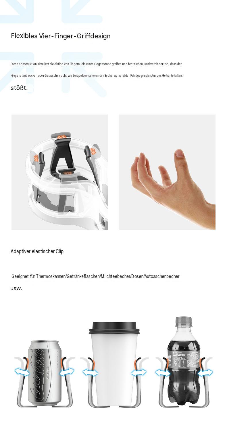 Doppel Becherhalter Auto Verstellbar | Original Getränkehalter Einsatz ABS