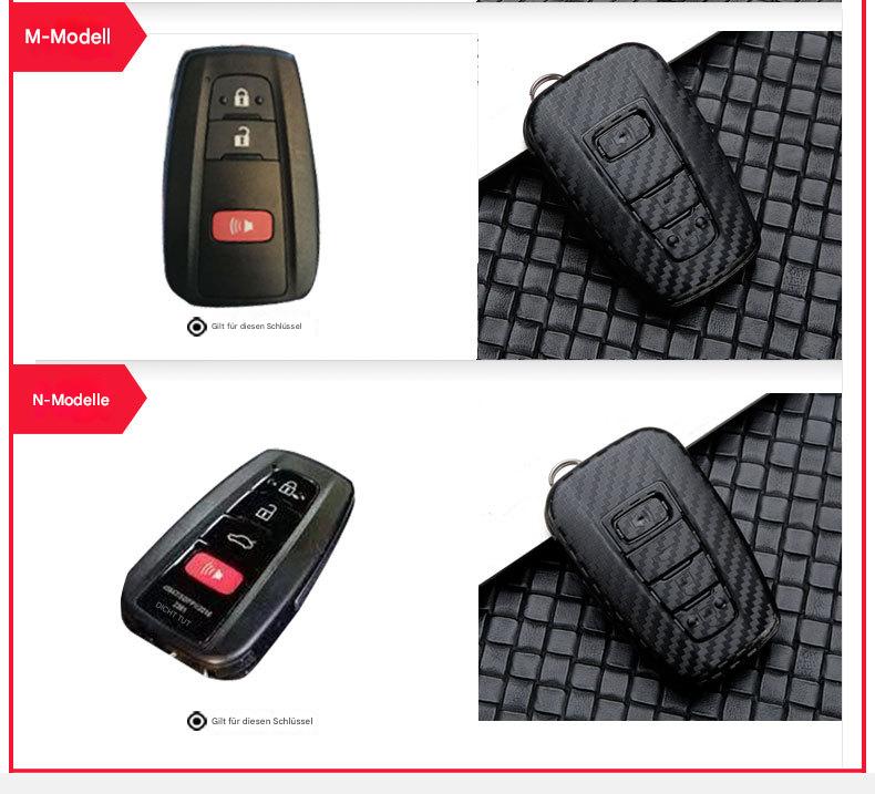 Toyota Schlüsselhülle – Schlüssel Cover für Camry, Corolla, RAV4, Highlander & mehr