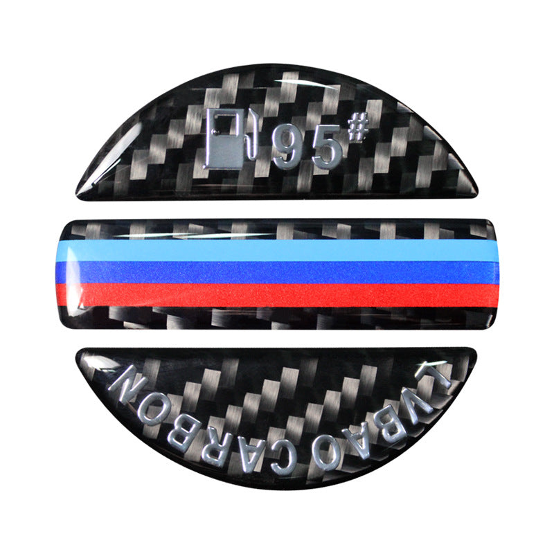 Kraftstoff Hinweis Aufkleber 92/95/98 – Carbon Tankdeckel Dekor