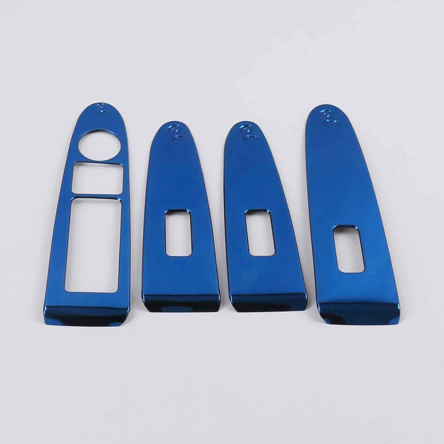 Fensterheberschalter Zierblenden für Kia Sportage (2011–2017) – Edelstahl Dekorahmen, 4-teilig