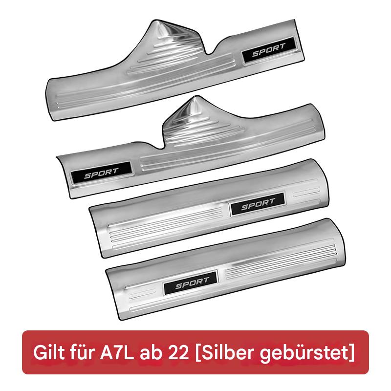 Einstiegsleisten für Audi A6L, Q5L, A4L, A7L – Edelstahl Türschweller Abdeckung & Welcome Pedal Interieur Zierleisten
