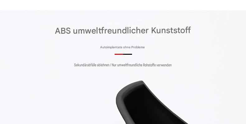 1 Paar ABS Türgriff Aufbewahrungsbox passend für Volvo S90 V90 (2017–2026) | Türgriffbox Armlehnen Ablagebox Tuning Zubehör Einsteckmontage